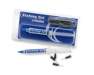 Jade Blue Etchant Gel Uni-Syringe Kit ( 1x12g Syringe 20 Applicator ti –  AvantDentalSupply