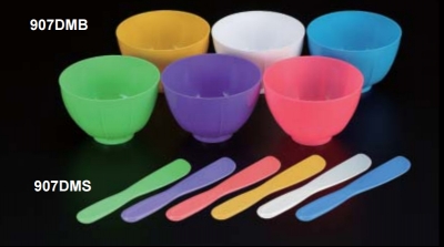 Dental Mixing Bowl Silicon With Plastic Spoon Alginate Flexible Mixing  Medical