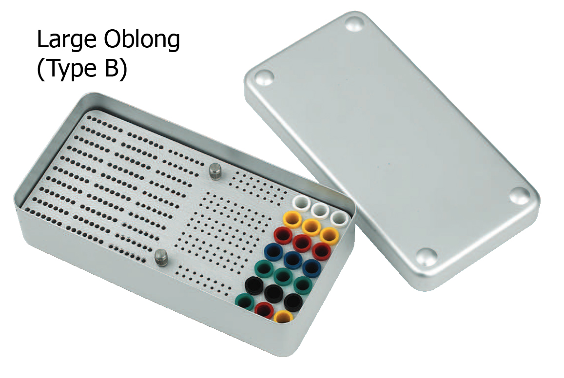 Large Oblong Endo Box Type A Red