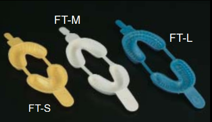 thumbnail image 2 of 100 Pack Disposable Dental Fluoride Trays – Dual Arch, Foam, Medium (172x64mm) 2 of 6