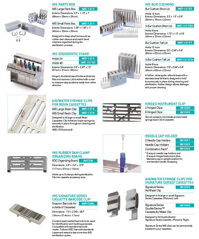 12Pk Signature Series Clip/Needle Cap Holder